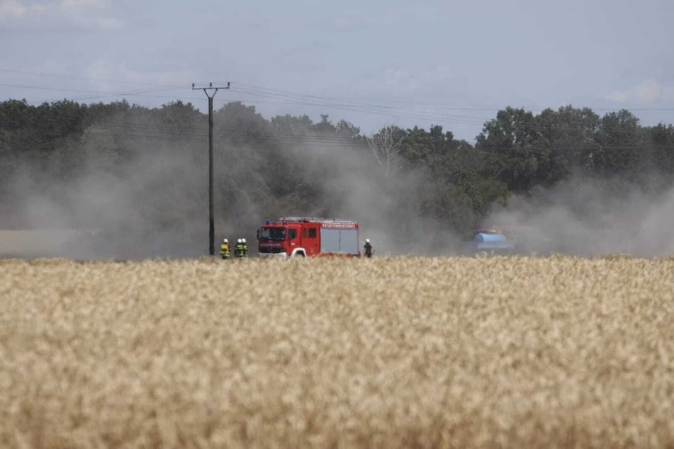 Die Feuerwehr konnte das Feuer schnell eindämmen.