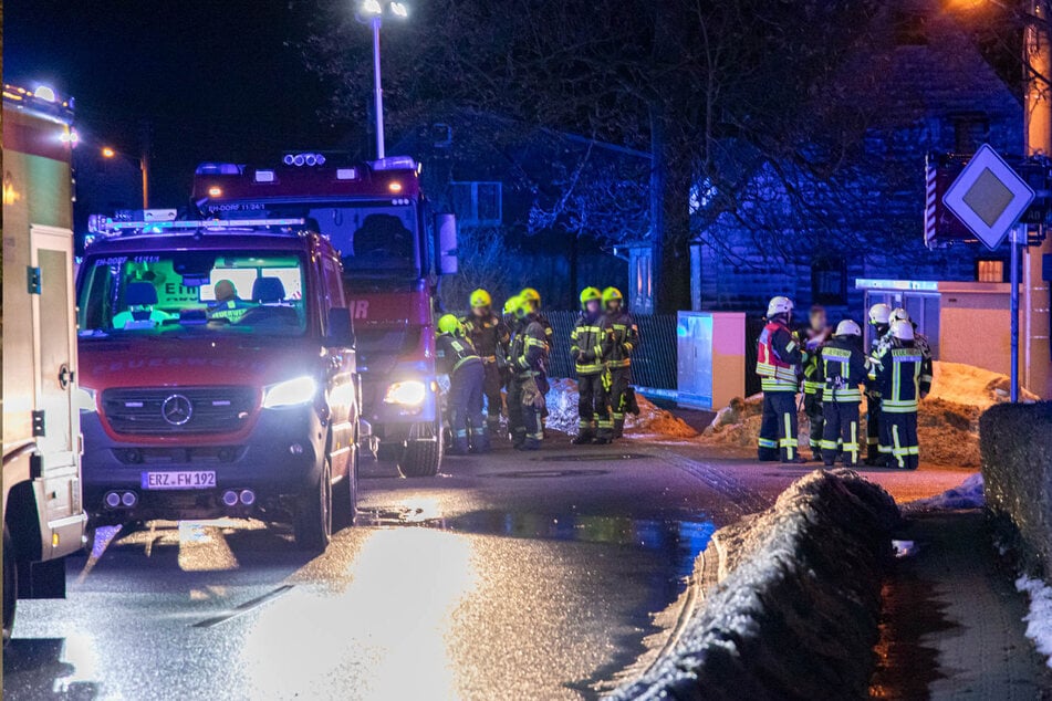 Vor einer Woche kam es in Thum zu einem ähnlichen Feuerwehreinsatz.
