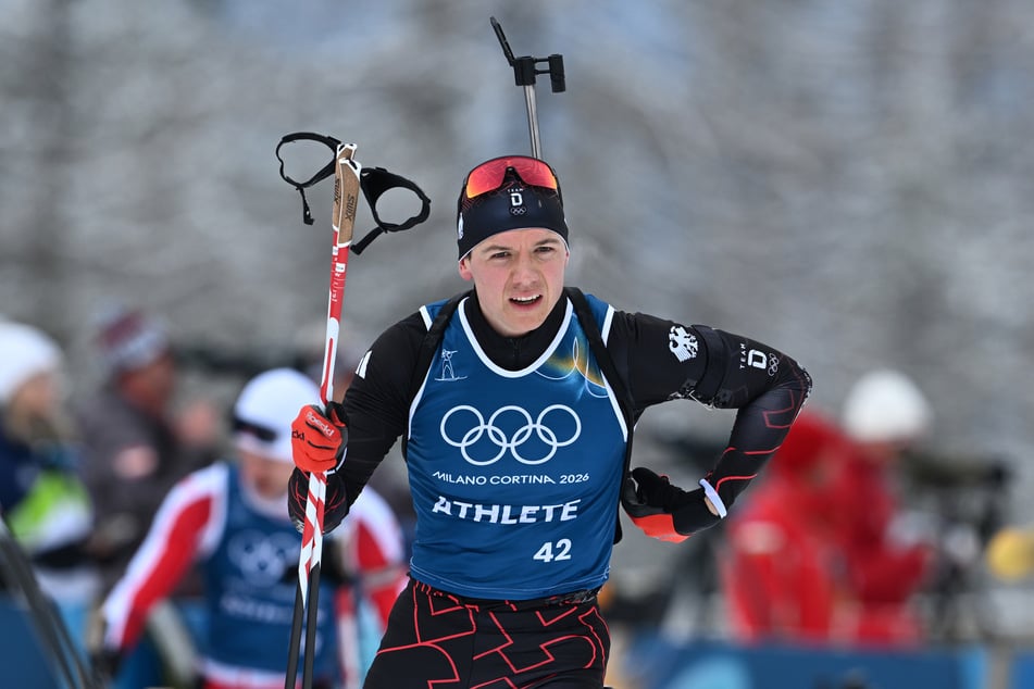 Justus Strelow geht in seiner gewohnten Position als Startläufer der deutschen Staffel ins Rennen.