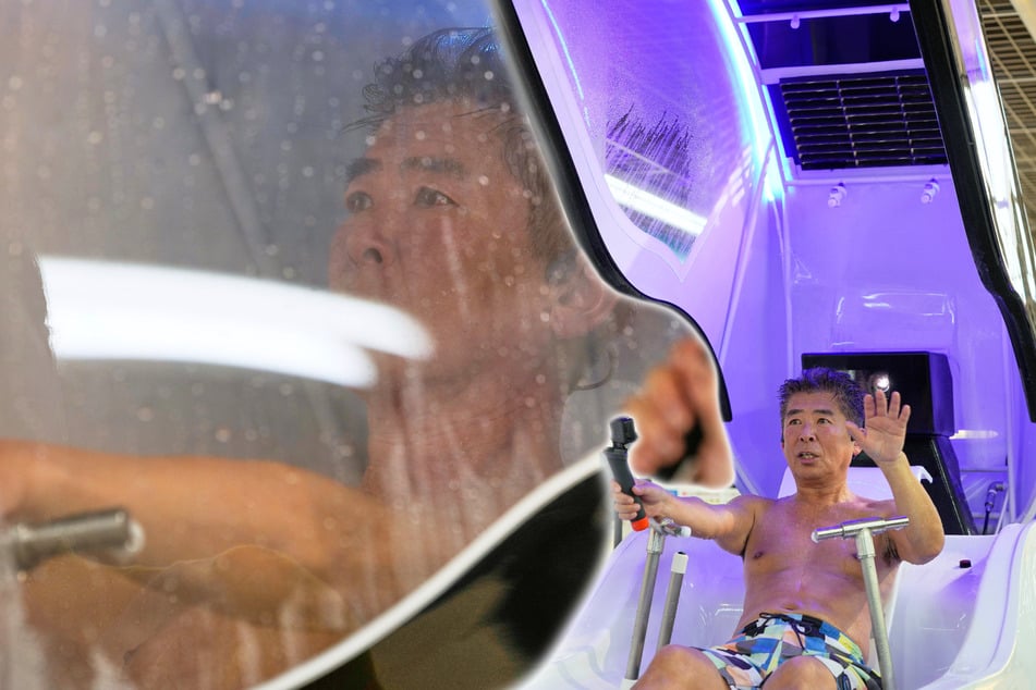 In 15 Minuten blitzeblank: Firma wirbt mit Waschmaschine - für den Menschen!