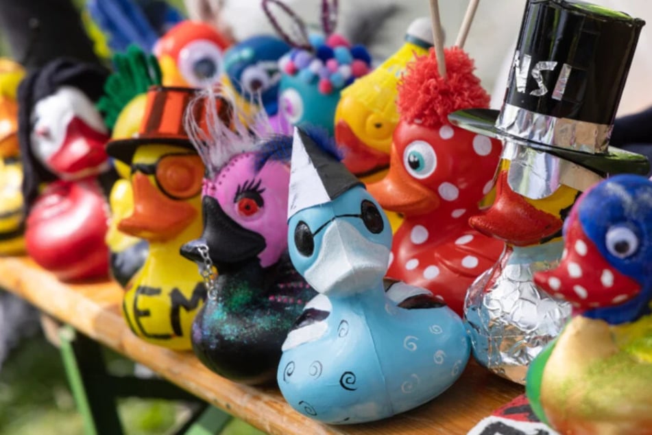 350 Enten werden ins Rennen geschickt. (Archivbild)