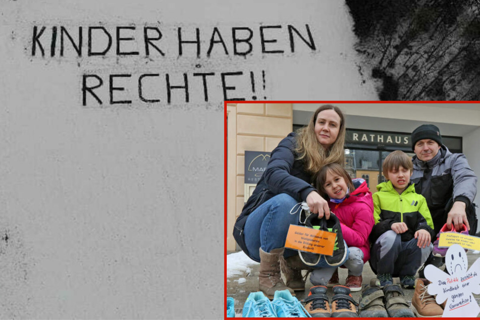 Sächsische Familien protestieren still gegen Kita- und Schulschließungen