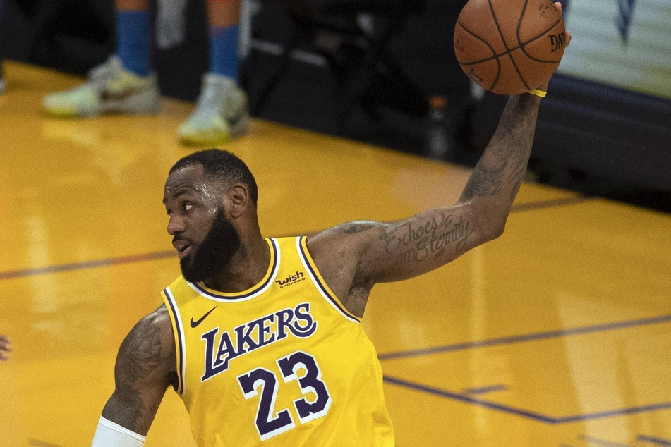 LeBron James contributed 23 points in the Lakers' game two win over the Suns on Tuesday night