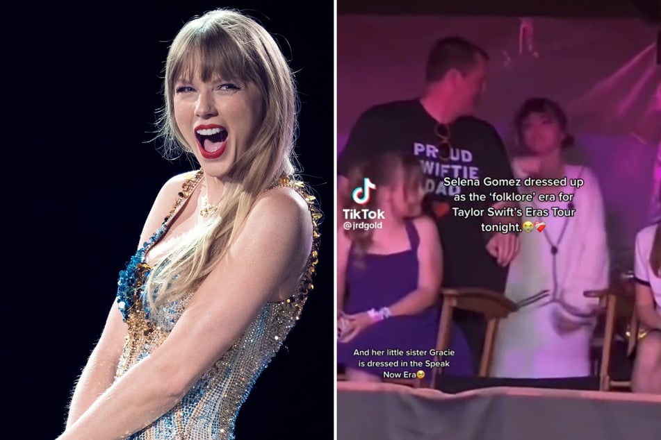 Taylor Swift gets some love from Selena Gomez at The Eras Tour in Texas!