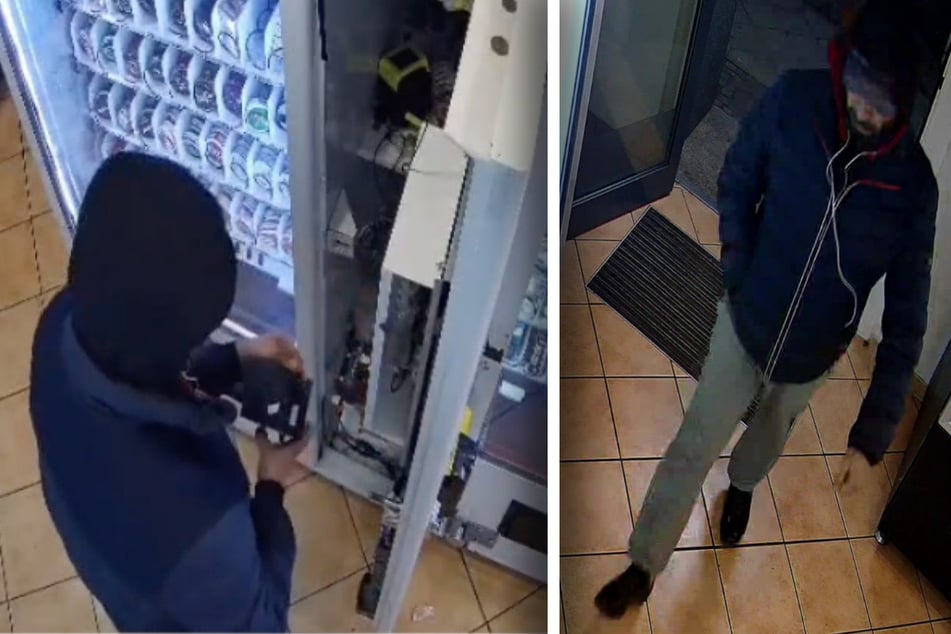 Diese Bilder hat die Überwachungskamera aufgezeichnet.