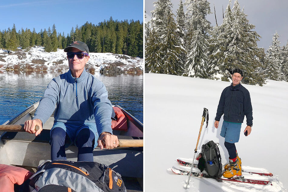 This is a man who knows exactly where he's happiest: out in a boat, or on his skis.