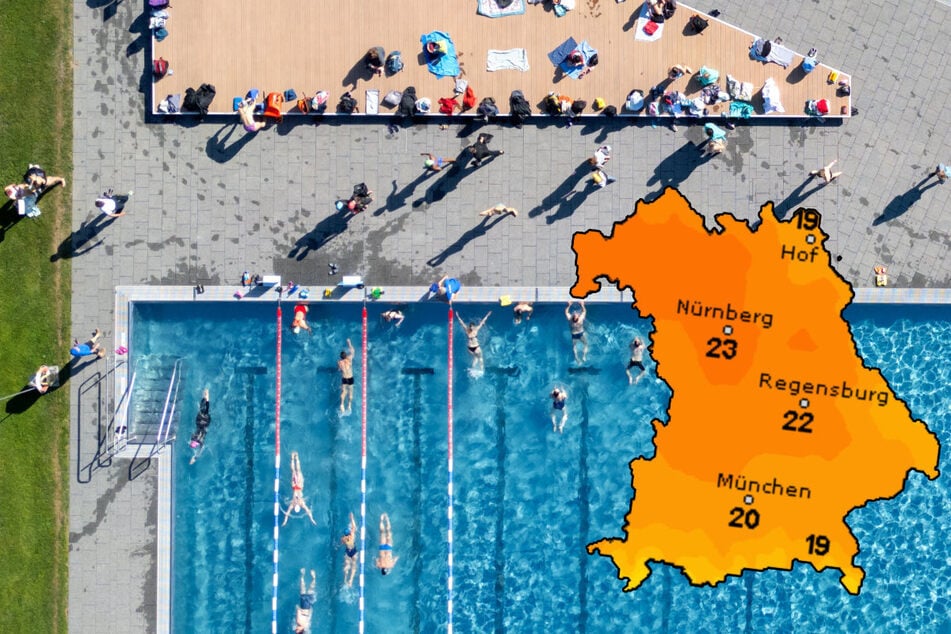 25 Grad am Tag, knapp null in der Nacht: Das Wetter in Bayern sorgt für Shorts und dicke Decken