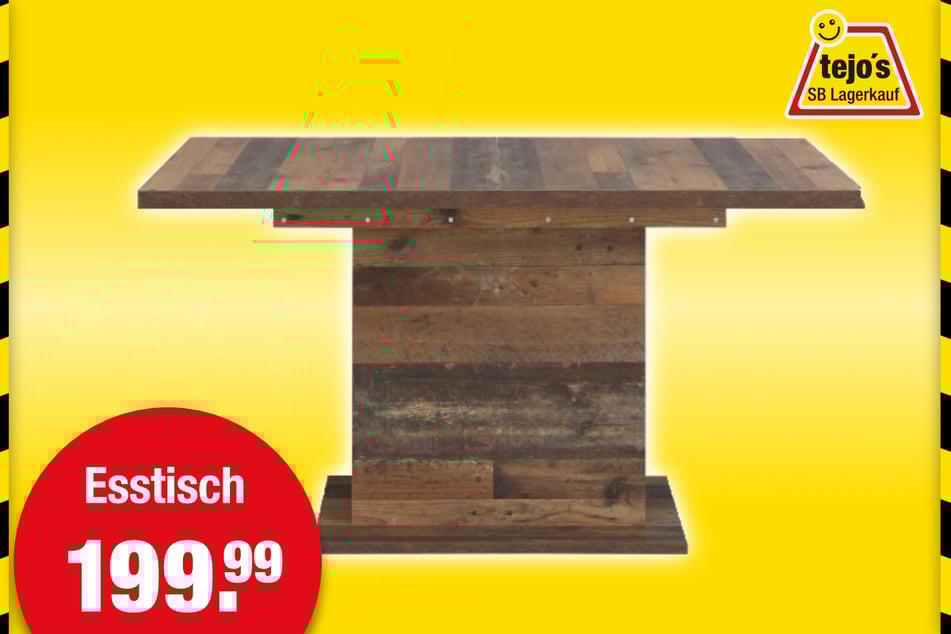 Esstisch für 199,99 Euro.