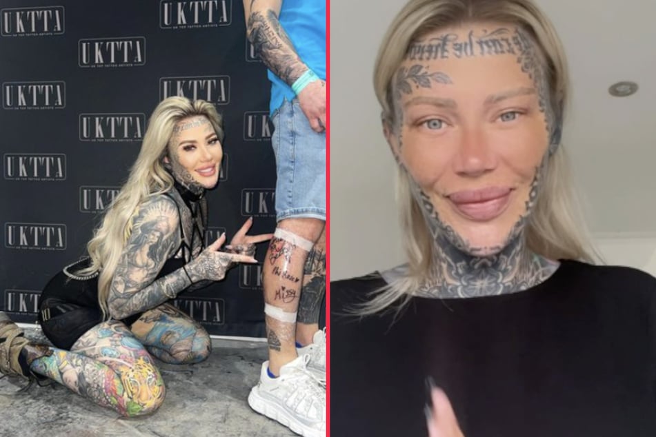 Most tattooed woman in Britain reveals which part of her body will stay ink-free