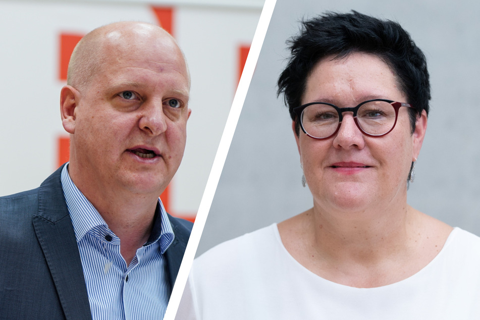 Königsmacher: die SPD-Vorsitzenden Henning Homann (43) und Kathrin Michel (59).