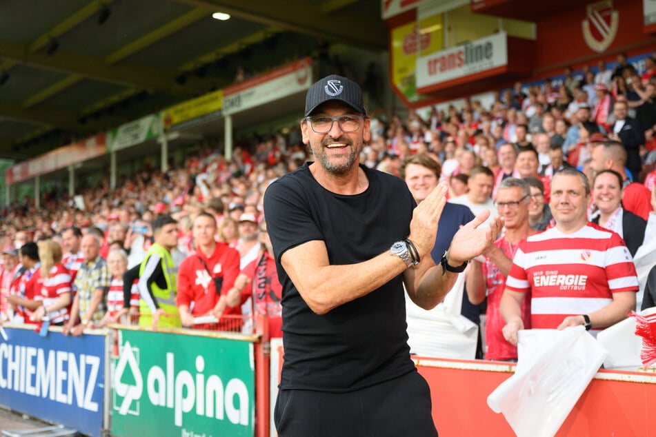 Energie Cottbus ohne Pele Wollitz an der Seitenlinie? Für viele Fans unvorstellbar.