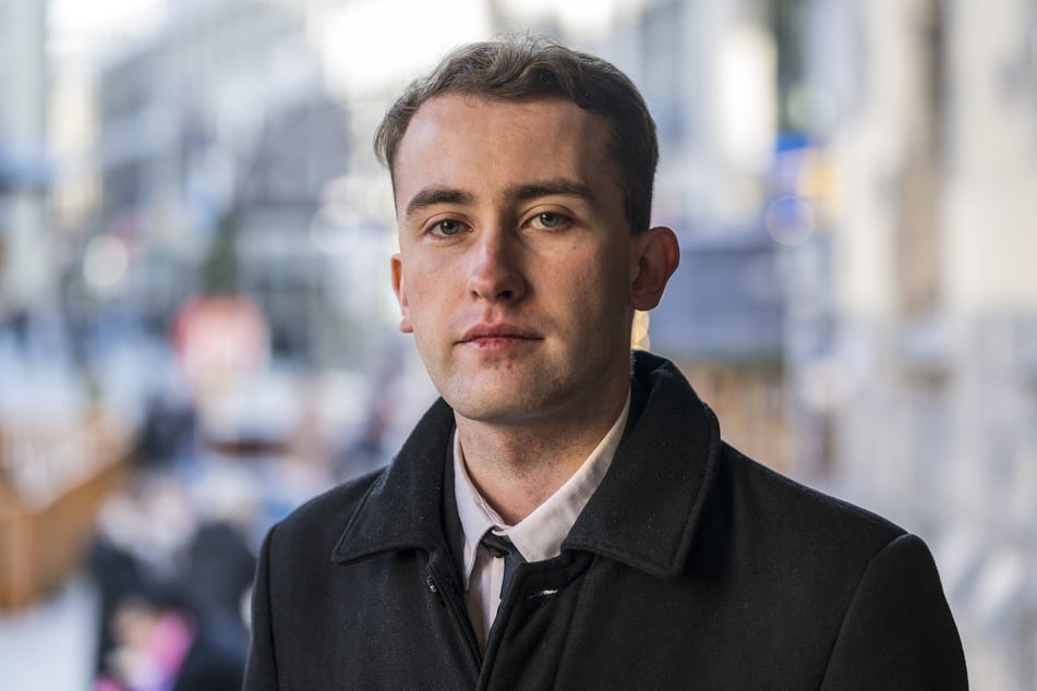 Joel Hochmuth (23) vom Ortsverband Schloss-Mitte ist auch Chef der Jungen Union in Chemnitz.