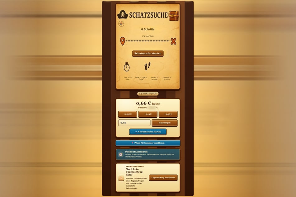 Pfandpirat funktioniert als Web-App direkt im Browser. Eine Installation ist nicht zwingend nötig.