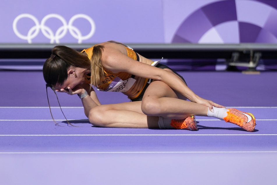 Die tragischen Bilder von Sophie Weißenberg (26) überschatteten den olympischen Siebenkampf.