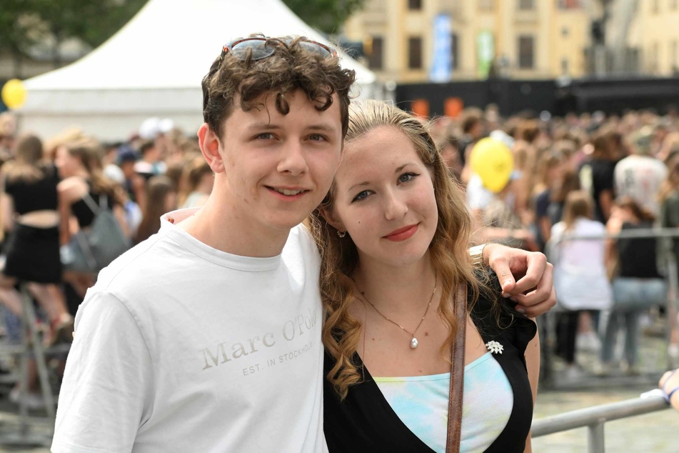 Finlay (18) und Amélie (17) machen derzeit Abitur an einem Dresdner Gymnasium.