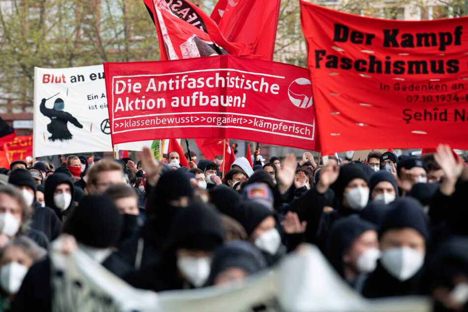2021 feierte die Antifa in Frankfurt am Main "100 Jahre Antifa" mit einer Demonstration.