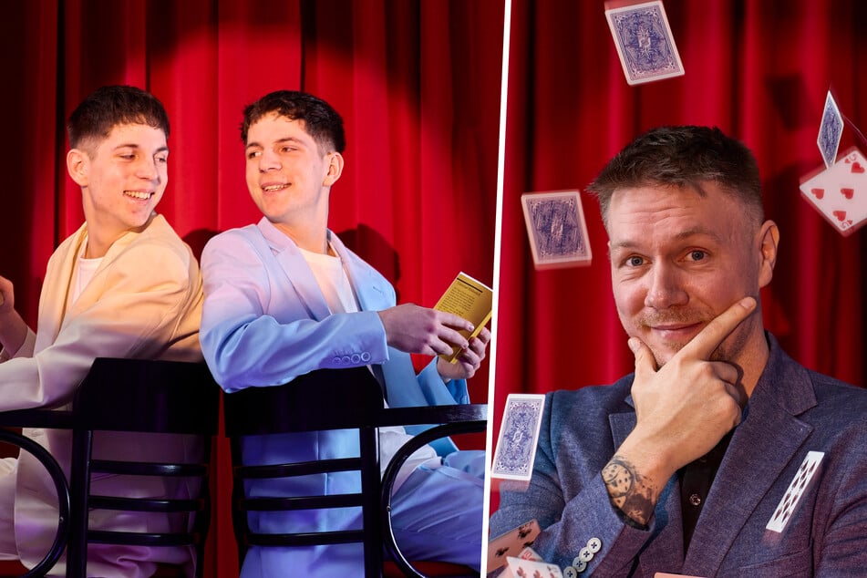 Dresden: Magisches Trio: Mentalist startet mit Zauber-Zwillingen in Dresden durch