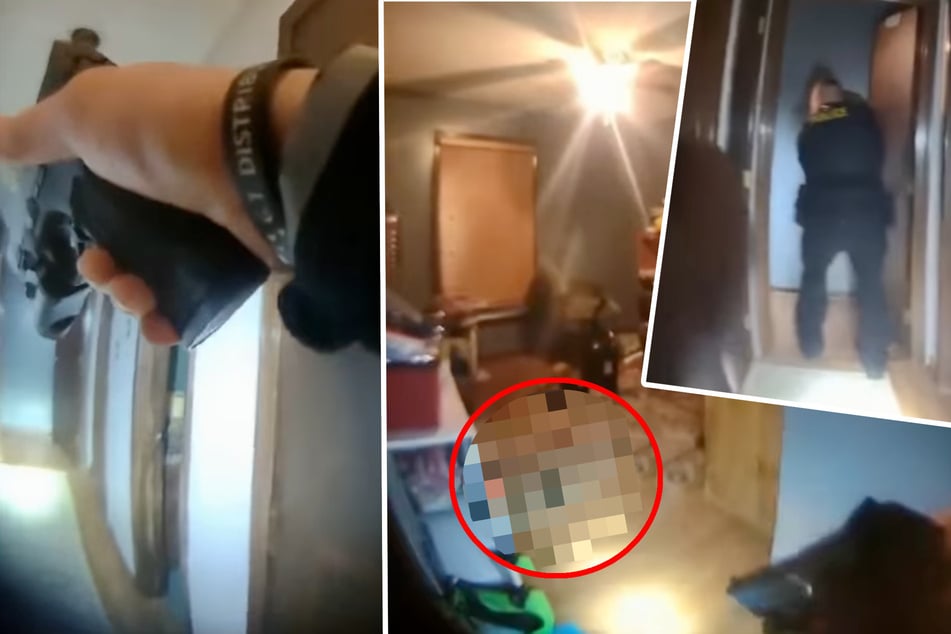 Einbruch-Alarm in Wohnhaus: Als Polizist um Zimmerecke schaut, schreit er