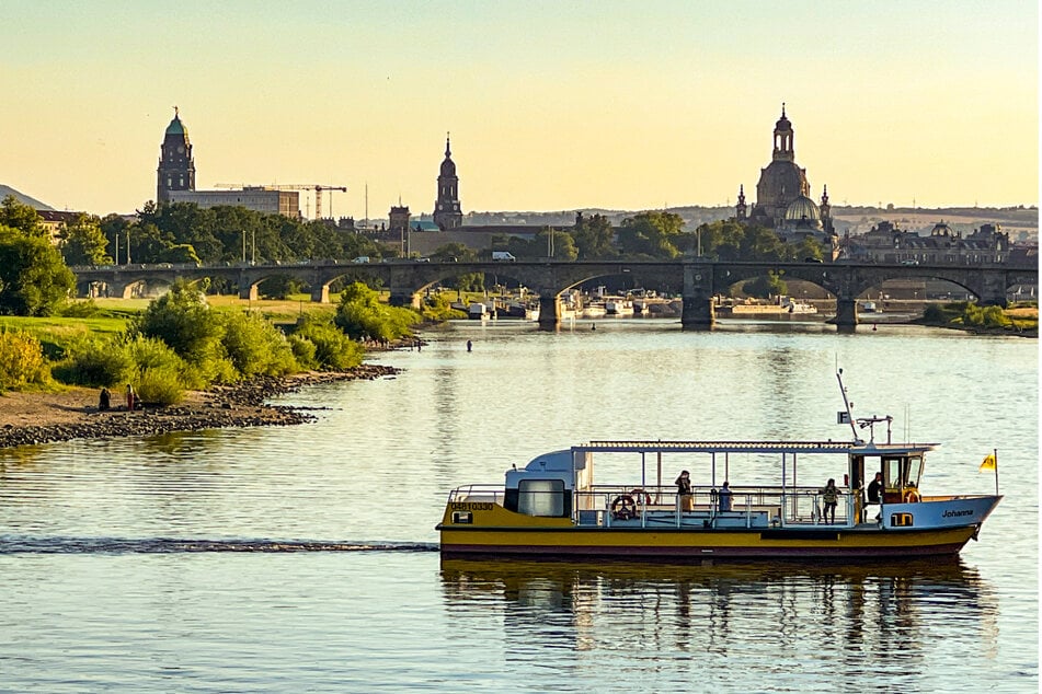 Johannstädter Fähre legt Zwangspause ein
