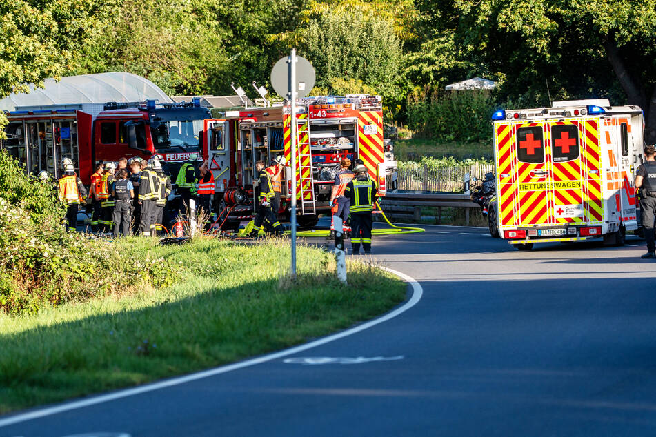 Feuerwehr und Rettungsdienst hatten alle Hände voll zu tun.
