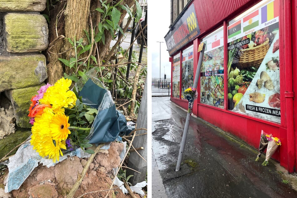 Nach der Tat wurden im Stadtzentrum von Bradford Blumen niedergelegt.