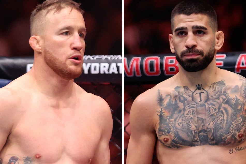 An Ultimate Fighting Championship event to be staged on the White House's South Lawn in June will be headlined by Ilia Topuria (r) and Justin Gaethje (l), the UFC announced Saturday.
