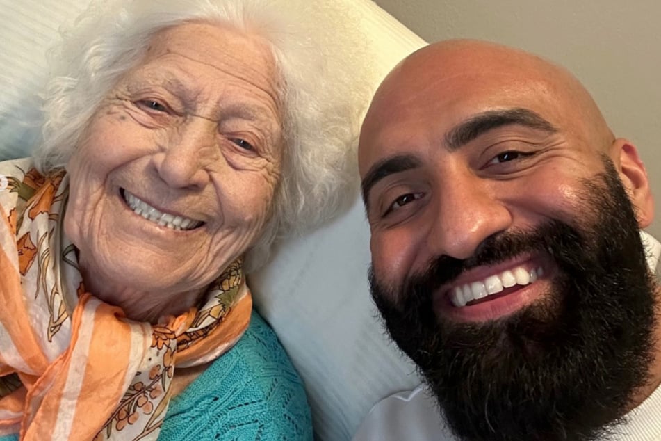 "Oma Lotti" (†93) und TikTok-Pfleger Rashid Hamid (33) waren ein Herz und eine Seele.
