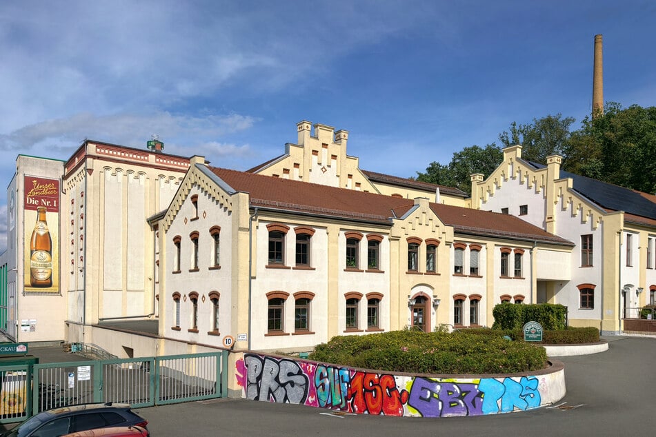 Die Mauritius-Brauerei in der Zwickauer Talstraße: Trotz Insolvenz läuft der Geschäftsbetrieb weiter.
