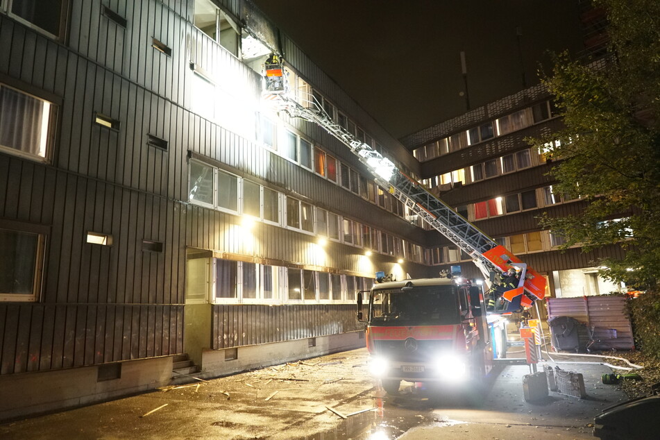 In der Unterkunft für Geflüchtete im Stadtteil Hamburg-Borgfelde wohnen über 150 Menschen.