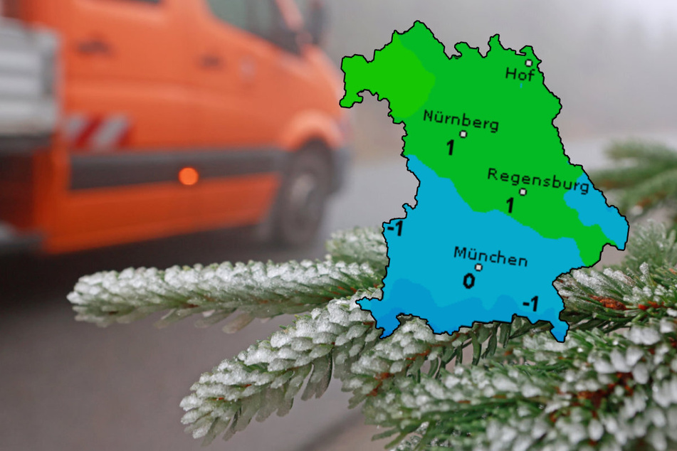 Schnee, Regen, Wind und Frost: Kuscheldecken-Wetter überzieht Bayern