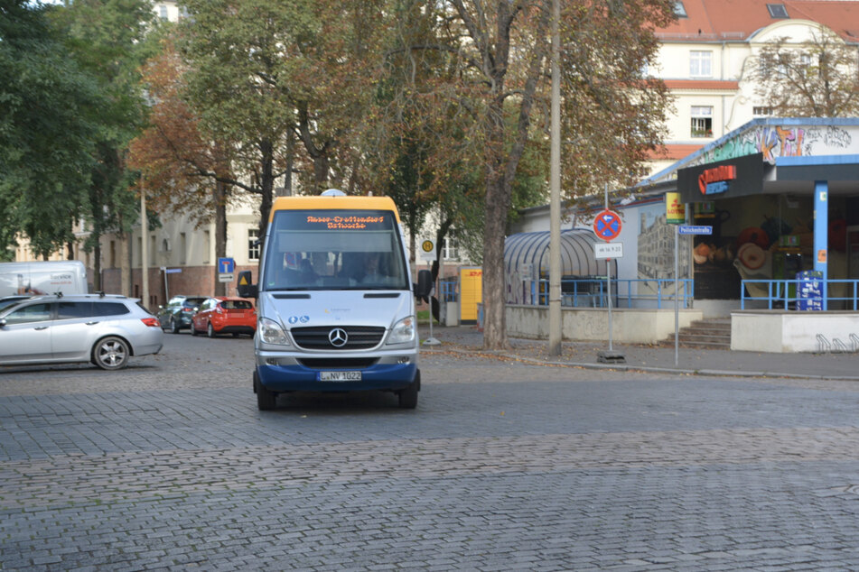 Im Zuge der Europäischen Mobilitätswoche testet Leipzig im Stadtteil Anger-Crottendorf derzeit einen Quartiersbus.