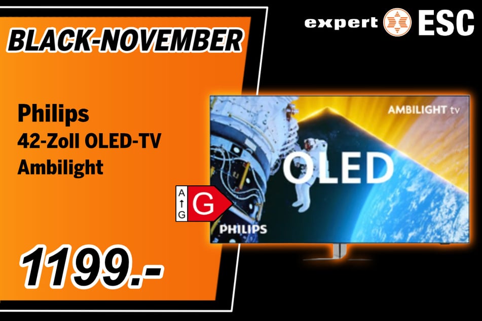 Der 42-Zoll Philips OLED-TV für 1199 Euro.