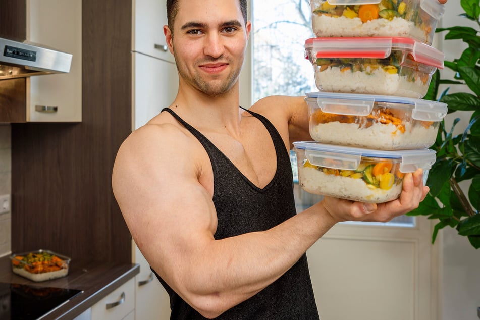 Architekt Luca Merten aus Taucha ist der festen Überzeugung, dass man körperliche Bestform auch ohne Supplements hinbekommt. Er setzt auf eine ausgewogene Ernährung.