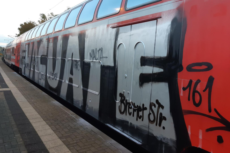 So sah die S-Bahn nach der Aktion aus.