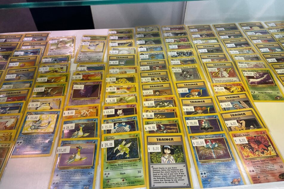 Fans von Pokémon-Karten können hier ihre Sammlung auffüllen. Das von uns teuerste gesichtete Set an Karten hatte ein Preisschild von 50.000 Dollar.