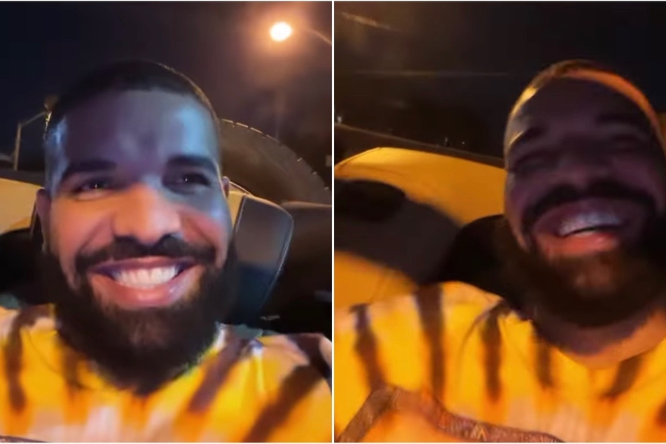 Drake posted a clip of himself seemingly laughing at Kanye West's post.