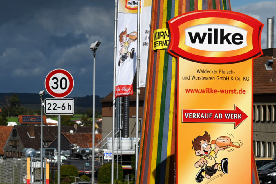 Das Foto aus dem Oktober 2019 zeigt die Produktionsgebäude des Fleischherstellers Wilke.