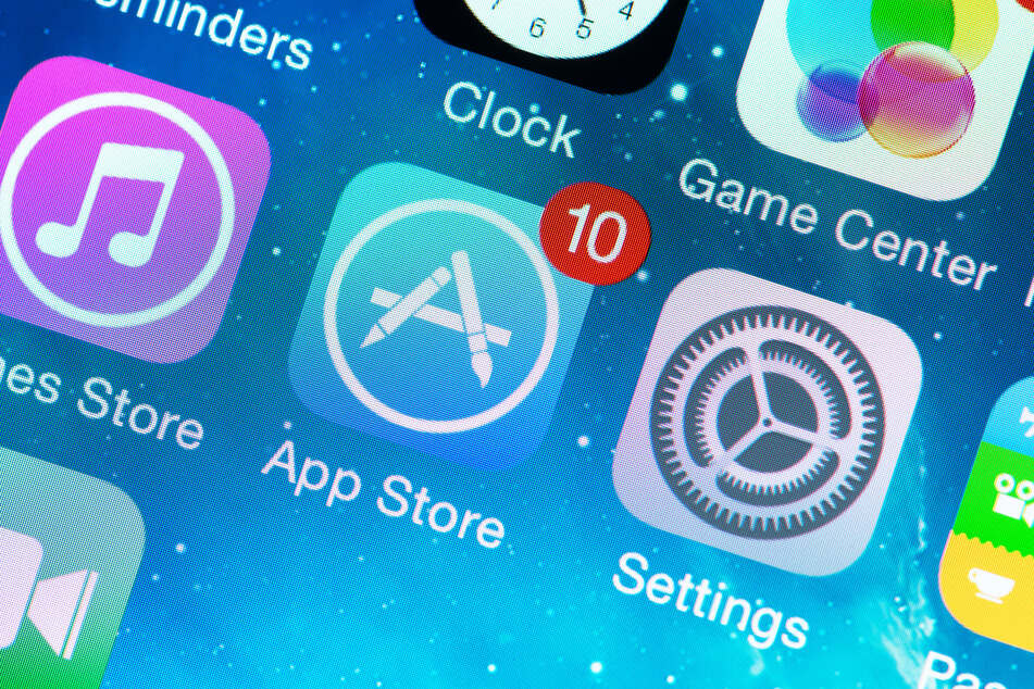 Apple takes a 15% to 30% cut in digital sales on the App Store (stock image).