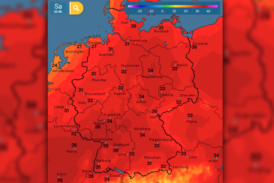 In ganz Deutschland ist am Wochenende mit extremer Hitze zu rechnen.