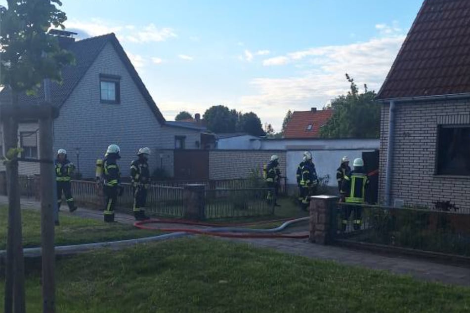 Der Brand begann in der Küche eines Einfamilienhauses.