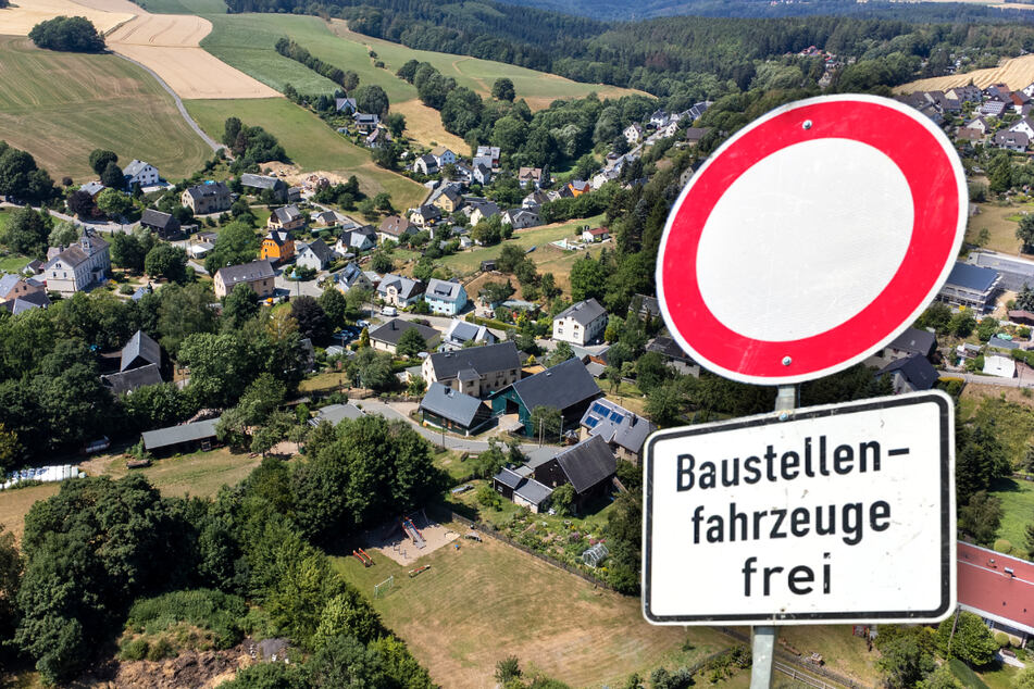 Engstelle statt Umgehung: Diese Straße im Erzgebirge wird Versuchs-Strecke
