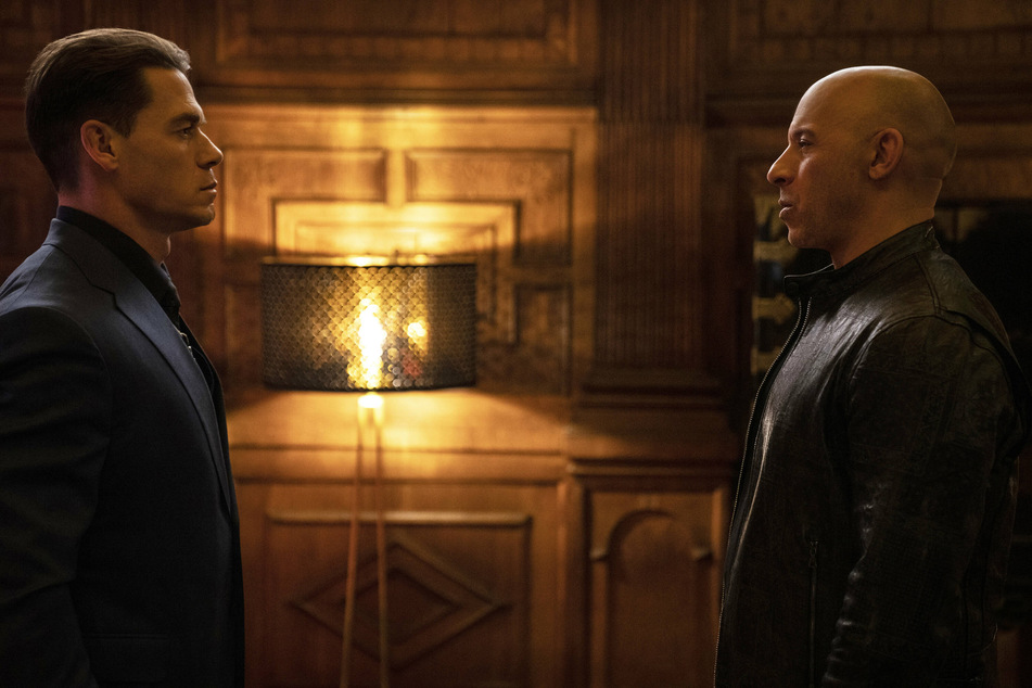 Vin Diesel (r) and John Cena (r) will face off against each other in F9.
