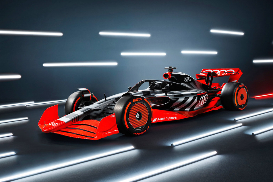 So oder so ähnlich soll der Audi-Bolide aussehen, wenn das deutsche Team 2026 in der Formel 1 startet.