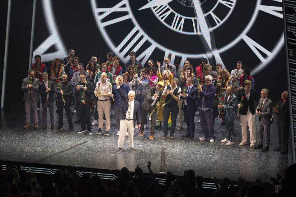 Bob Gale (74) bei der Deutschlandpremiere von "Zurück in die Zukunft - das Musical" am Sonntag in Hamburg.