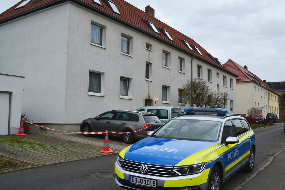 Auch am Freitagmorgen ist der Tatort noch abgesperrt.