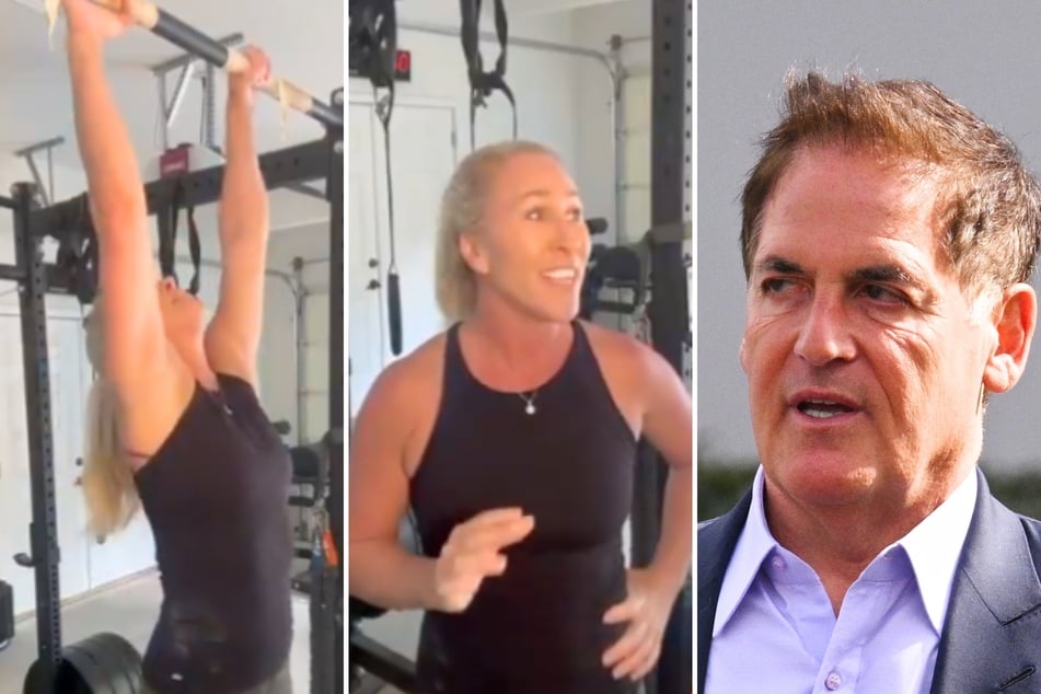 Congresswoman Marjorie Taylor Greene recently shared a bizarre video responding to comments billionaire Mark Cuban (r.) made about MAGA women.