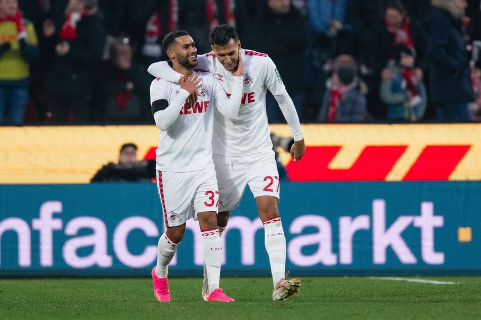 Davie Selke (29, r.) erzielte den einzigen Treffer für den 1. FC Köln beim 1:1-Remis gegen den 1. FC Heidenheim. Seitdem fällt er verletzungsbedingt aus.