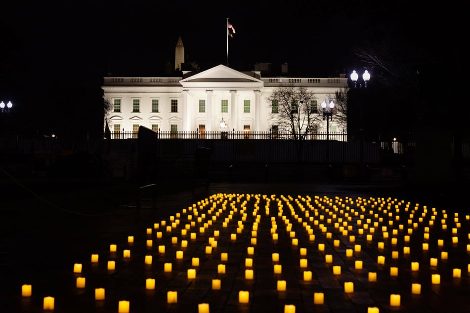 Last month, a candlelight vigil was held at the White House for US nurses lost to Covid-19.