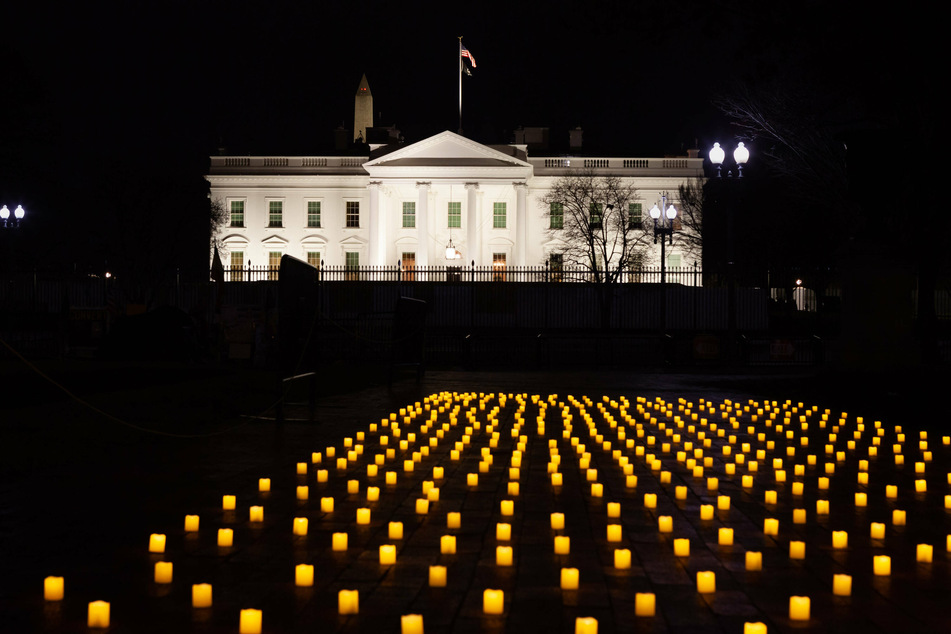 Last month, a candlelight vigil was held at the White House for US nurses lost to Covid-19.