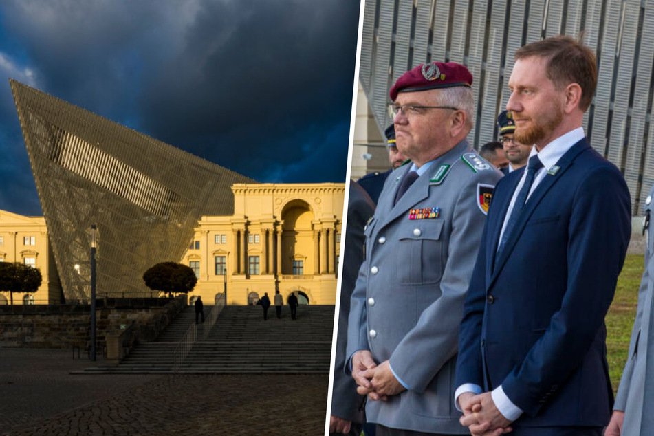 Die Bundeswehr wird 67 Jahre alt: Kretschmer besucht das Dresdner Militärmuseum